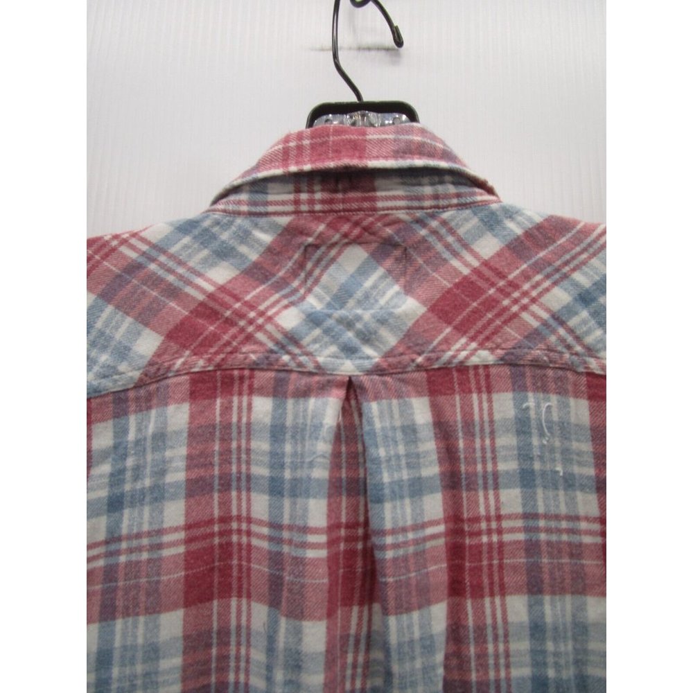 Rails Shirt Small White Button Up Plaid Collared … - image 8